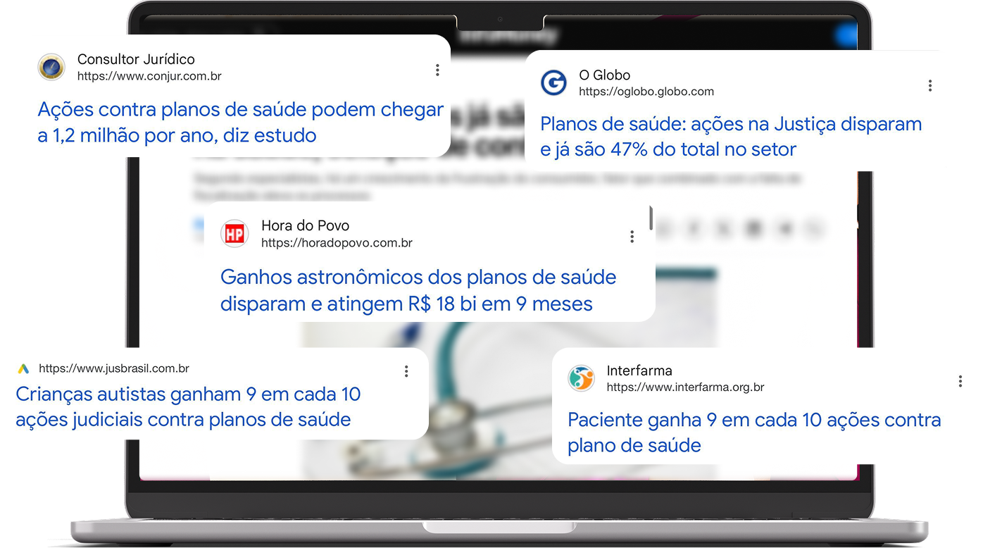 Notícias sobre judicialização da saúde